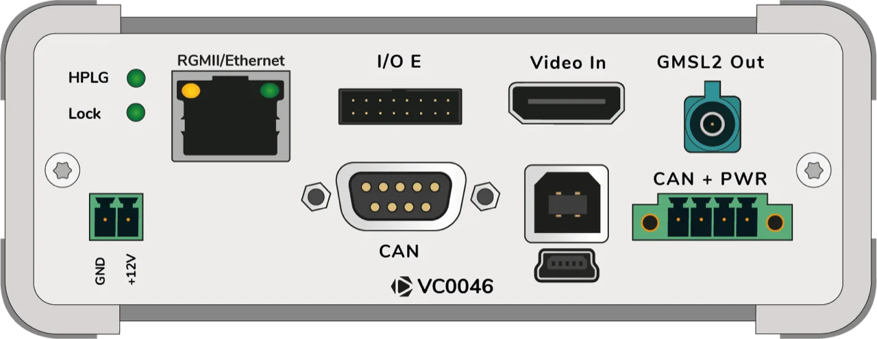 VC0046 Video Converter Back Display