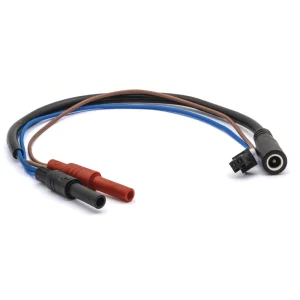 Adapter Cable Ø 5.5 mm/2.1 mm plug to 2-pin RIA and Banana plug