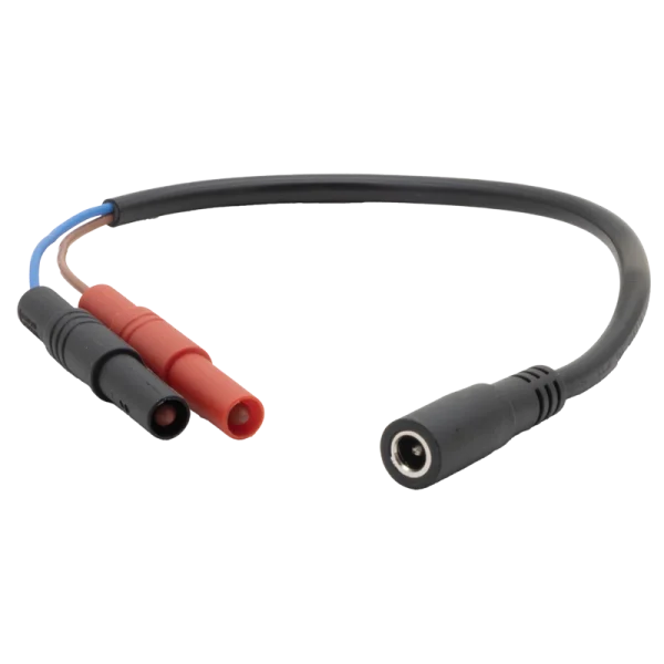 Adapter Cable Ø 5.5 mm/2.1 mm plug to Banana plug