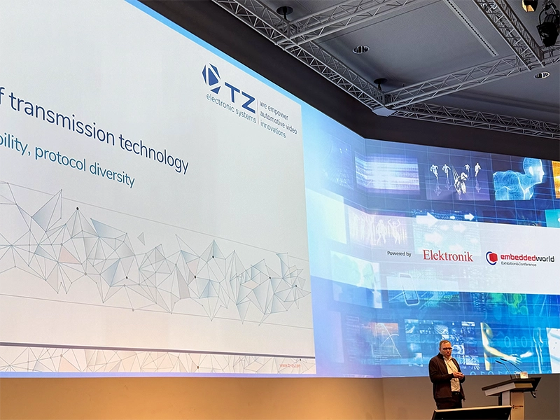 electronic displays Conference 2026: TZ Electronic Systems zeigt Praxiskompetenz im Automotive Umfeld